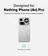 Ringke Fusion X Nothing Phone (4a) Hoesje Back Cover Camo Zwart afbeelding 6