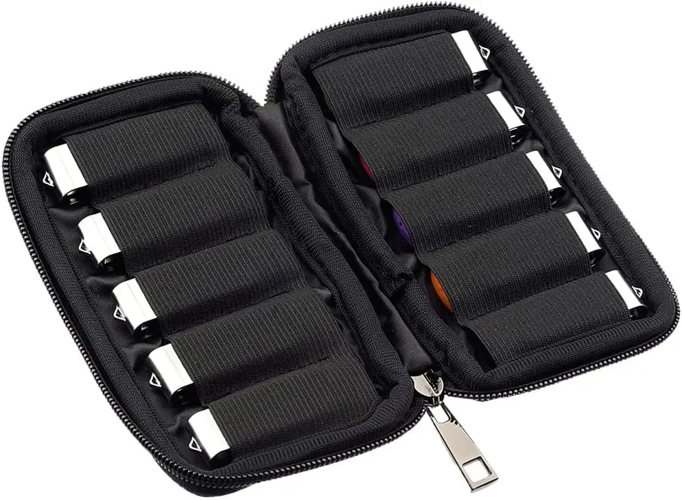 SBG USB-Stick Organizer Tas / Pouch met Ritssluiting voor 10 USB-Sticks Zwart afbeelding 6