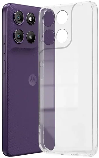 Motorola Moto G57 (Power) Hoesje Dun TPU Back Cover Transparant afbeelding 2