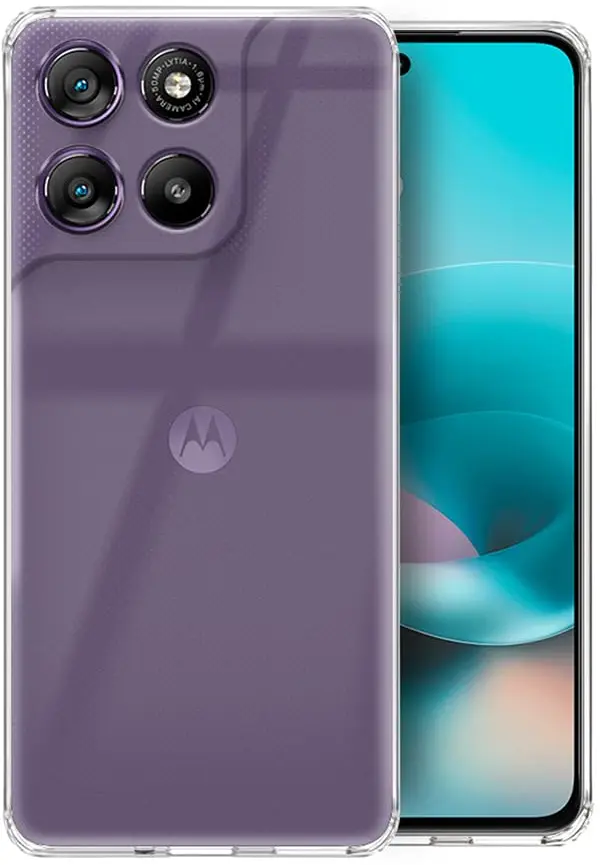 Motorola Moto G57 (Power) Hoesje Dun TPU Back Cover Transparant afbeelding 3