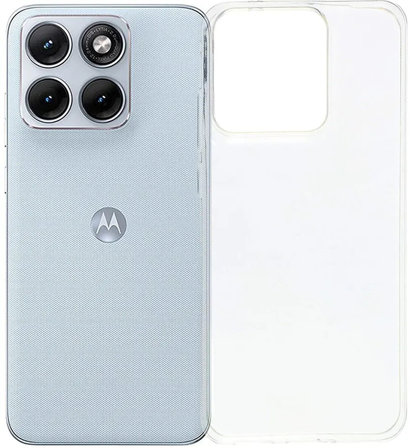 Motorola Edge 70 Fusion Hoesje Dun TPU Back Cover Transparant afbeelding 1
