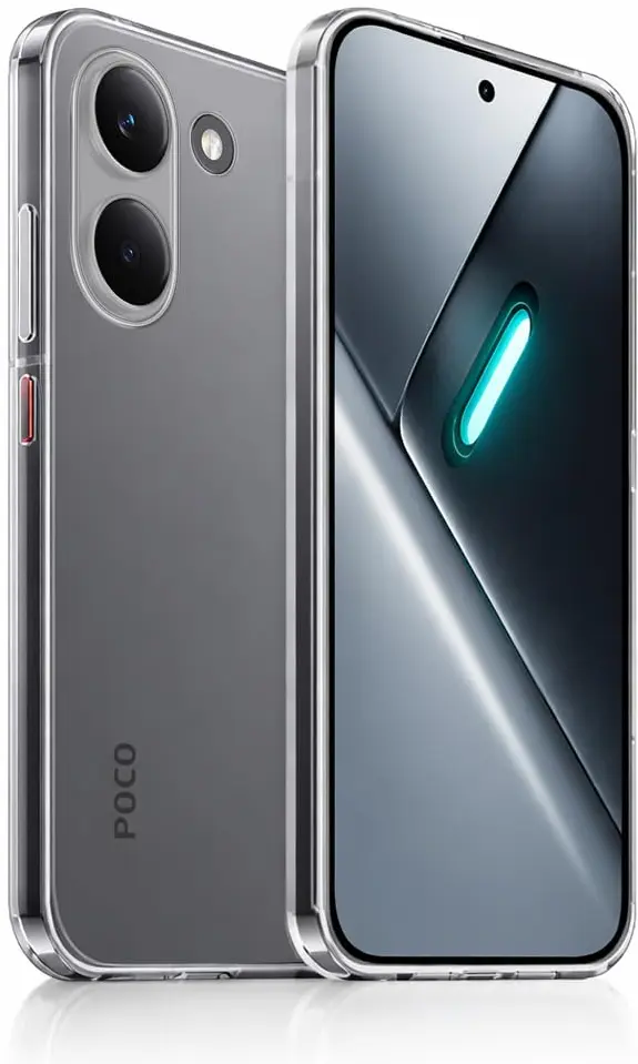 Xiaomi Poco X8 Pro Hoesje Dun TPU Back Cover Transparant afbeelding 1
