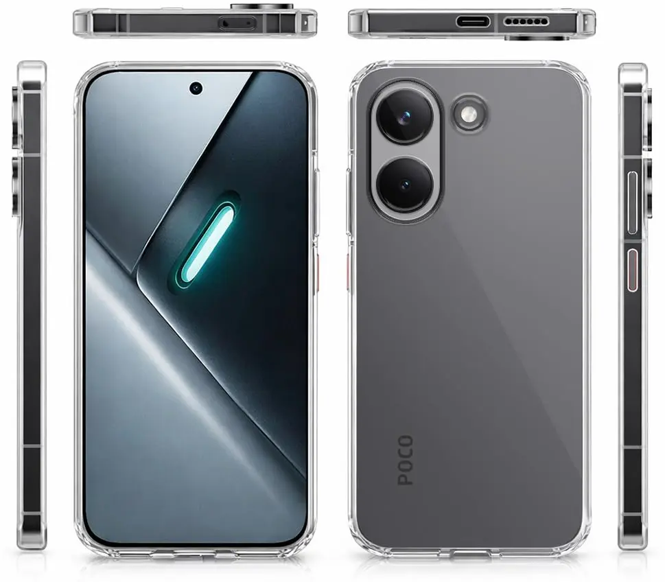 Xiaomi Poco X8 Pro Hoesje Dun TPU Back Cover Transparant afbeelding 5