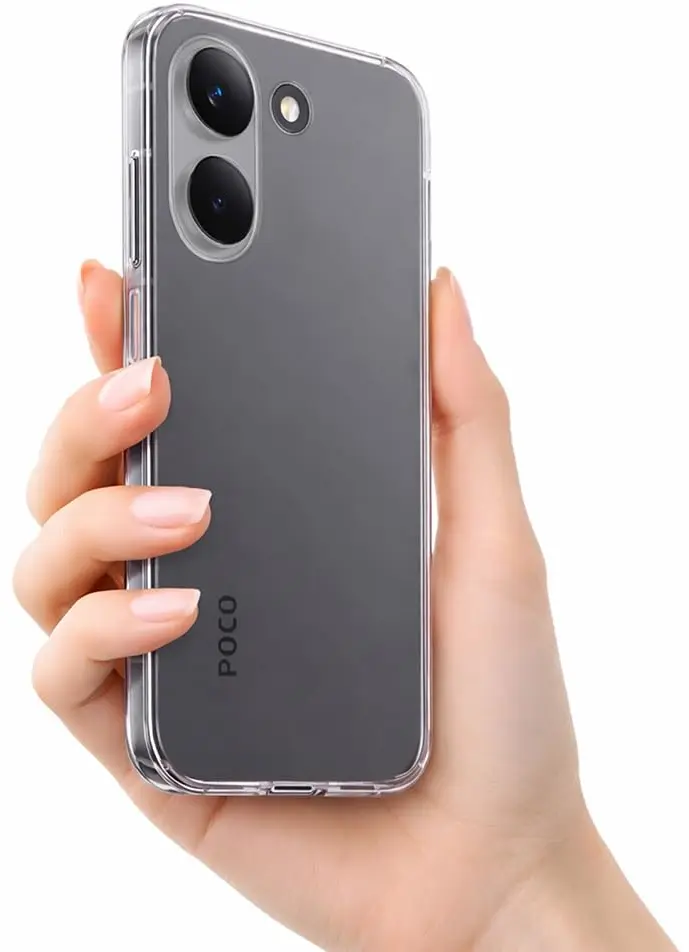 Xiaomi Poco X8 Pro Hoesje Dun TPU Back Cover Transparant afbeelding 2