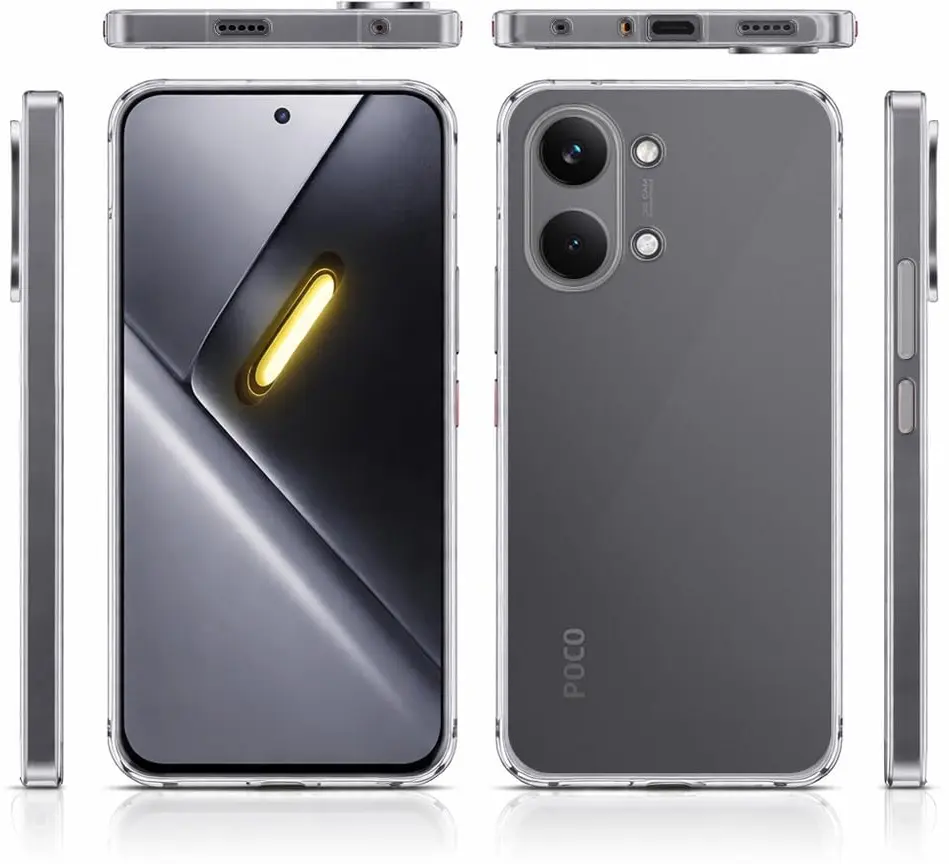 Xiaomi Poco X8 Pro Max Hoesje Dun TPU Back Cover Transparant afbeelding 5