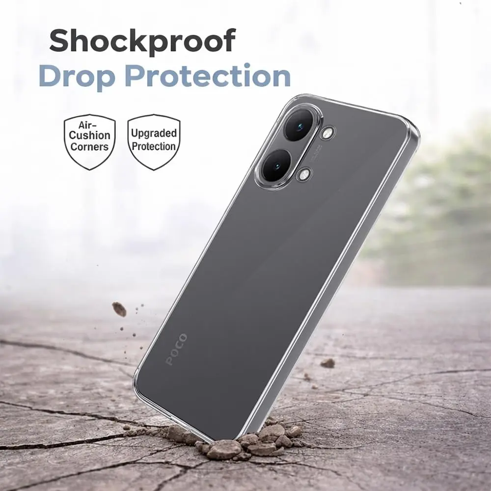 Xiaomi Poco X8 Pro Max Hoesje Dun TPU Back Cover Transparant afbeelding 2