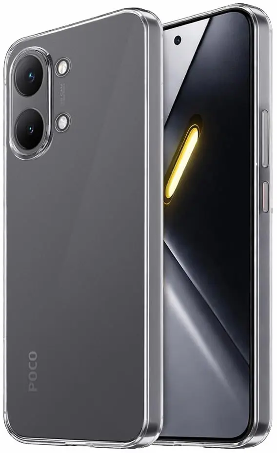 Xiaomi Poco X8 Pro Max Hoesje Dun TPU Back Cover Transparant afbeelding 1