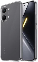 Xiaomi Poco X8 Pro Max Hoesje Dun TPU Back Cover Transparant afbeelding