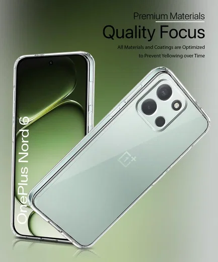 OnePlus Nord 6 Hoesje Dun TPU Back Cover Transparant afbeelding 5