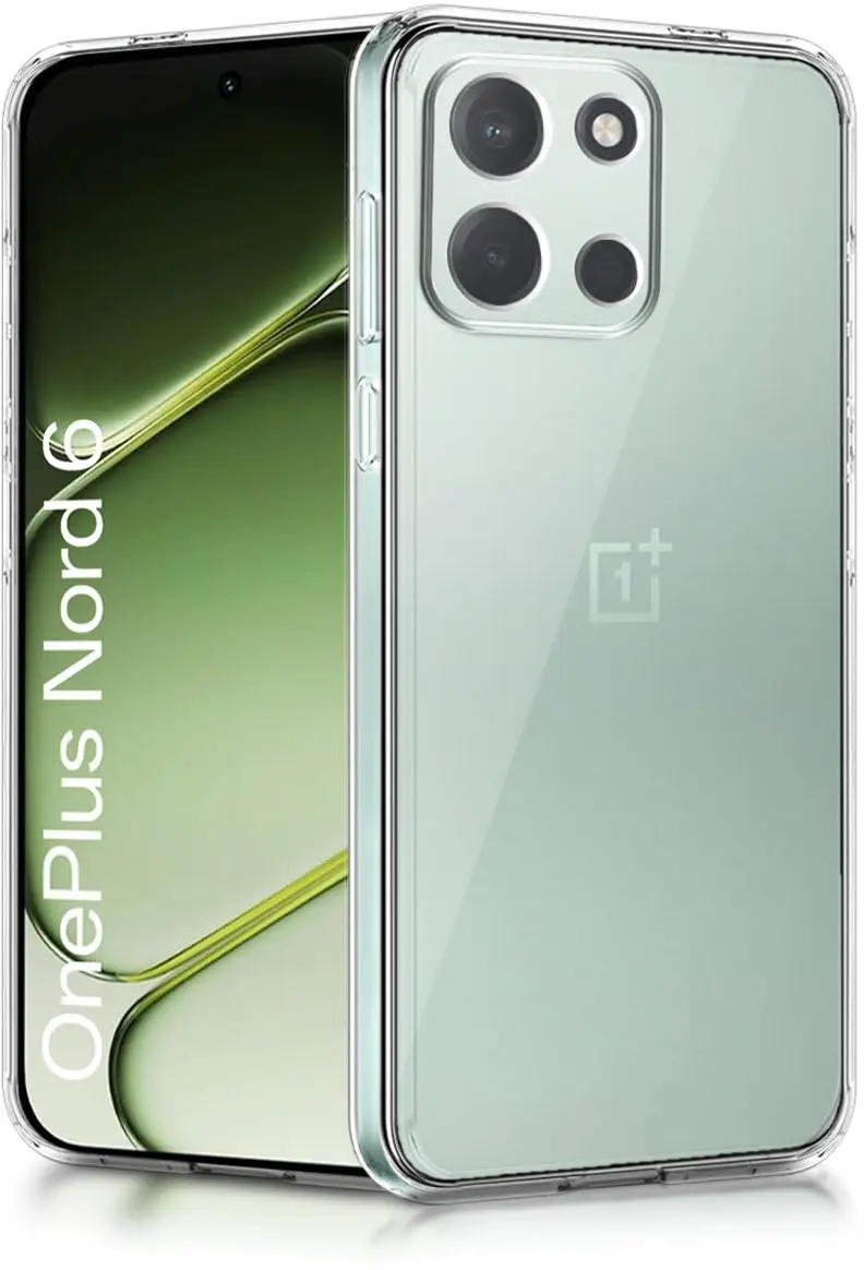 OnePlus Nord 6 Hoesje Dun TPU Back Cover Transparant afbeelding 1