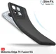 Motorola Edge 70 Fusion Hoesje Dun TPU Back Cover Matte Zwart afbeelding 2