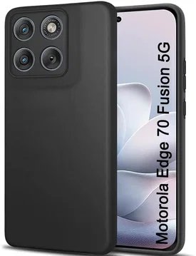 Motorola Edge 70 Fusion Hoesje Dun TPU Back Cover Matte Zwart