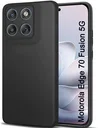 Motorola Edge 70 Fusion Hoesje Dun TPU Back Cover Matte Zwart