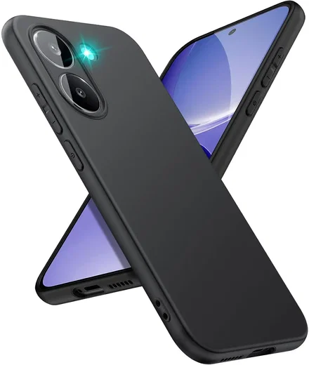 Xiaomi Poco X8 Pro Hoesje Dun TPU Back Cover Matte Zwart afbeelding 1
