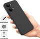 Xiaomi Poco X8 Pro Max Hoesje Dun TPU Back Cover Matte Zwart afbeelding 2