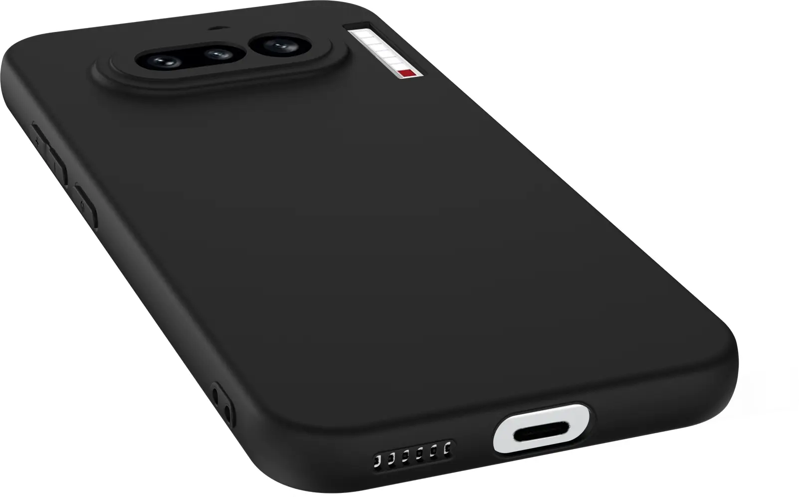 Nothing Phone (4a) Hoesje Dun TPU Back Cover Matte Zwart afbeelding 8