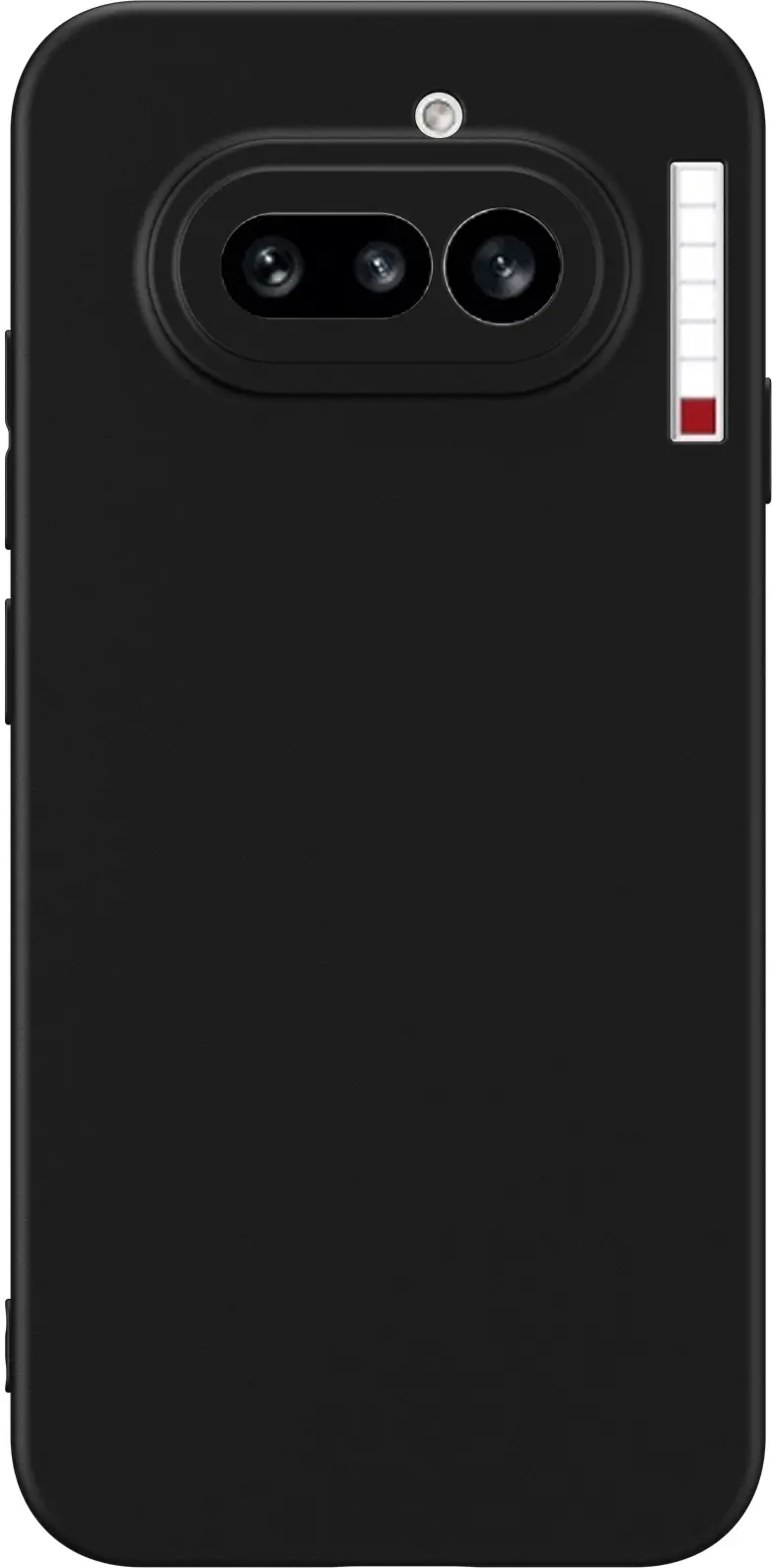 Nothing Phone (4a) Hoesje Dun TPU Back Cover Matte Zwart afbeelding 10