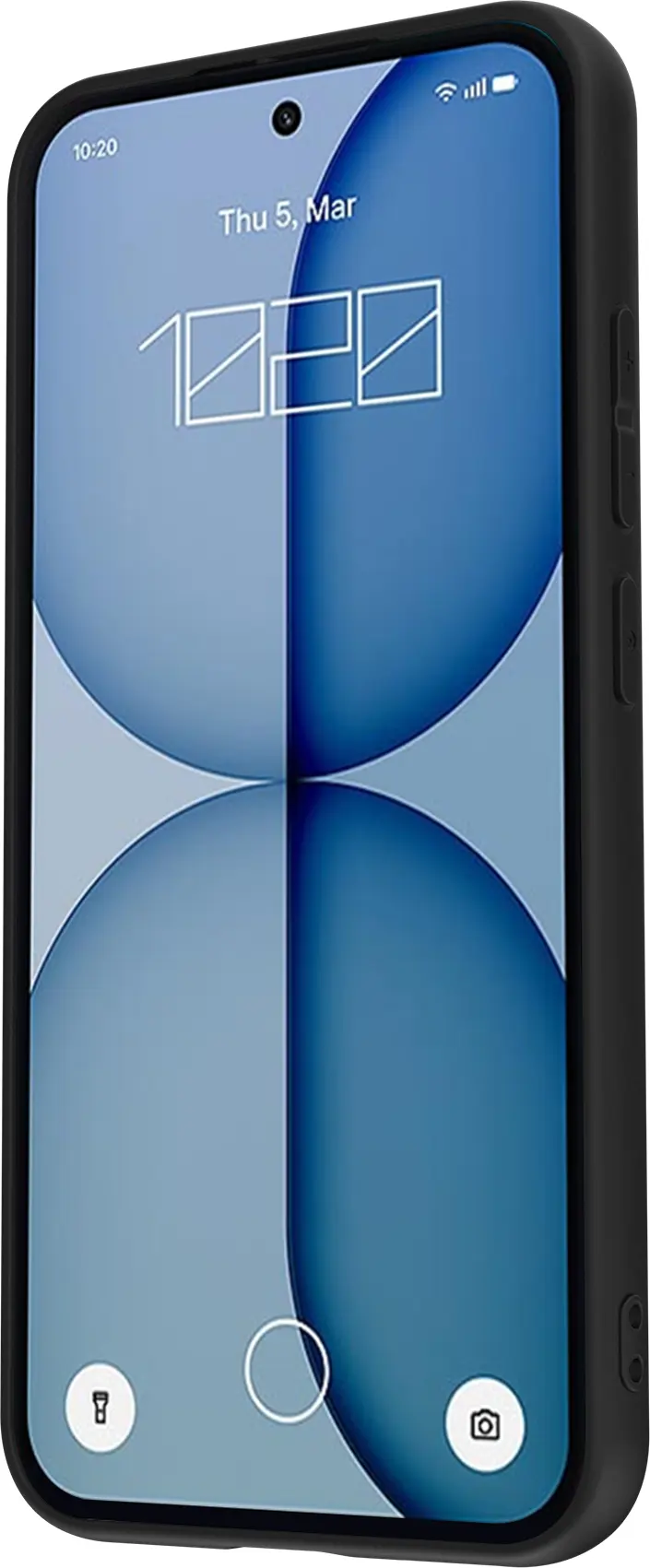 Nothing Phone (4a) Hoesje Dun TPU Back Cover Matte Zwart afbeelding 3