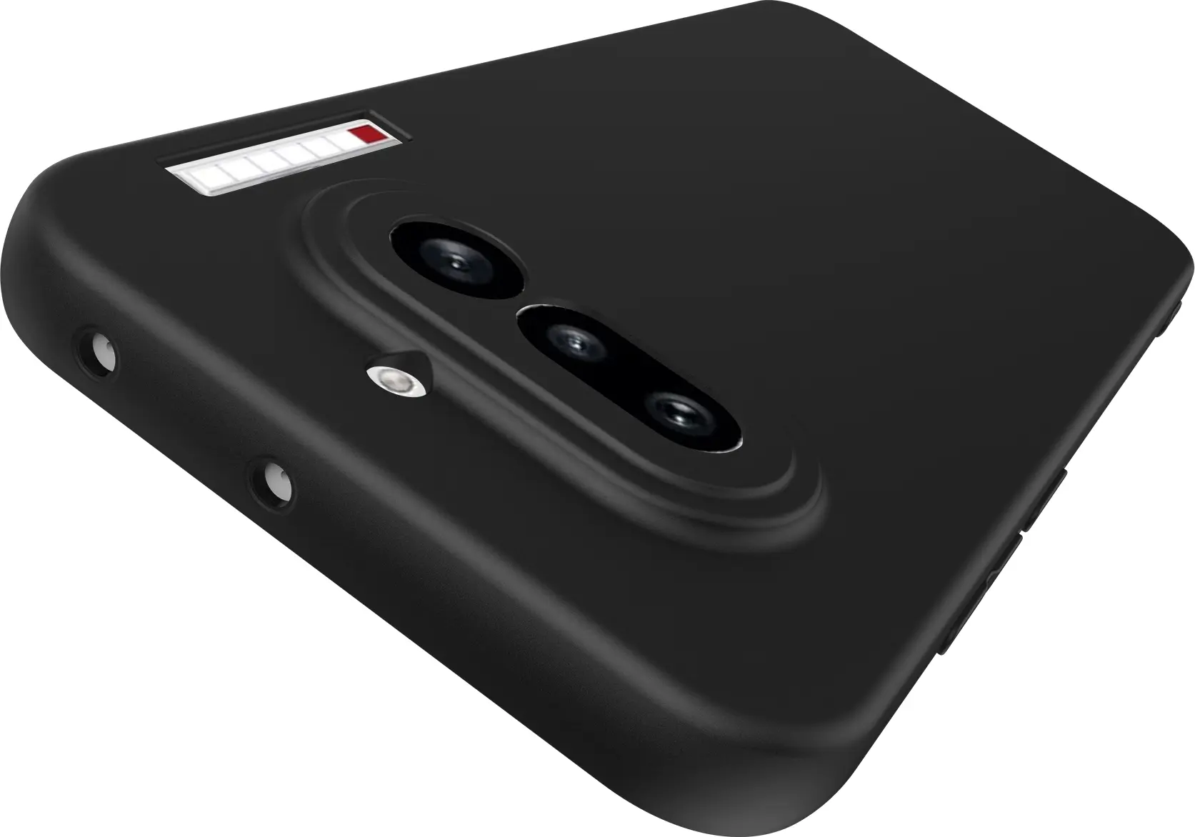 Nothing Phone (4a) Hoesje Dun TPU Back Cover Matte Zwart afbeelding 7