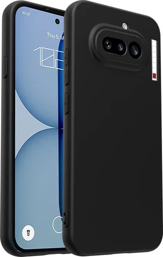 Nothing Phone (4a) Hoesje Dun TPU Back Cover Matte Zwart afbeelding 9