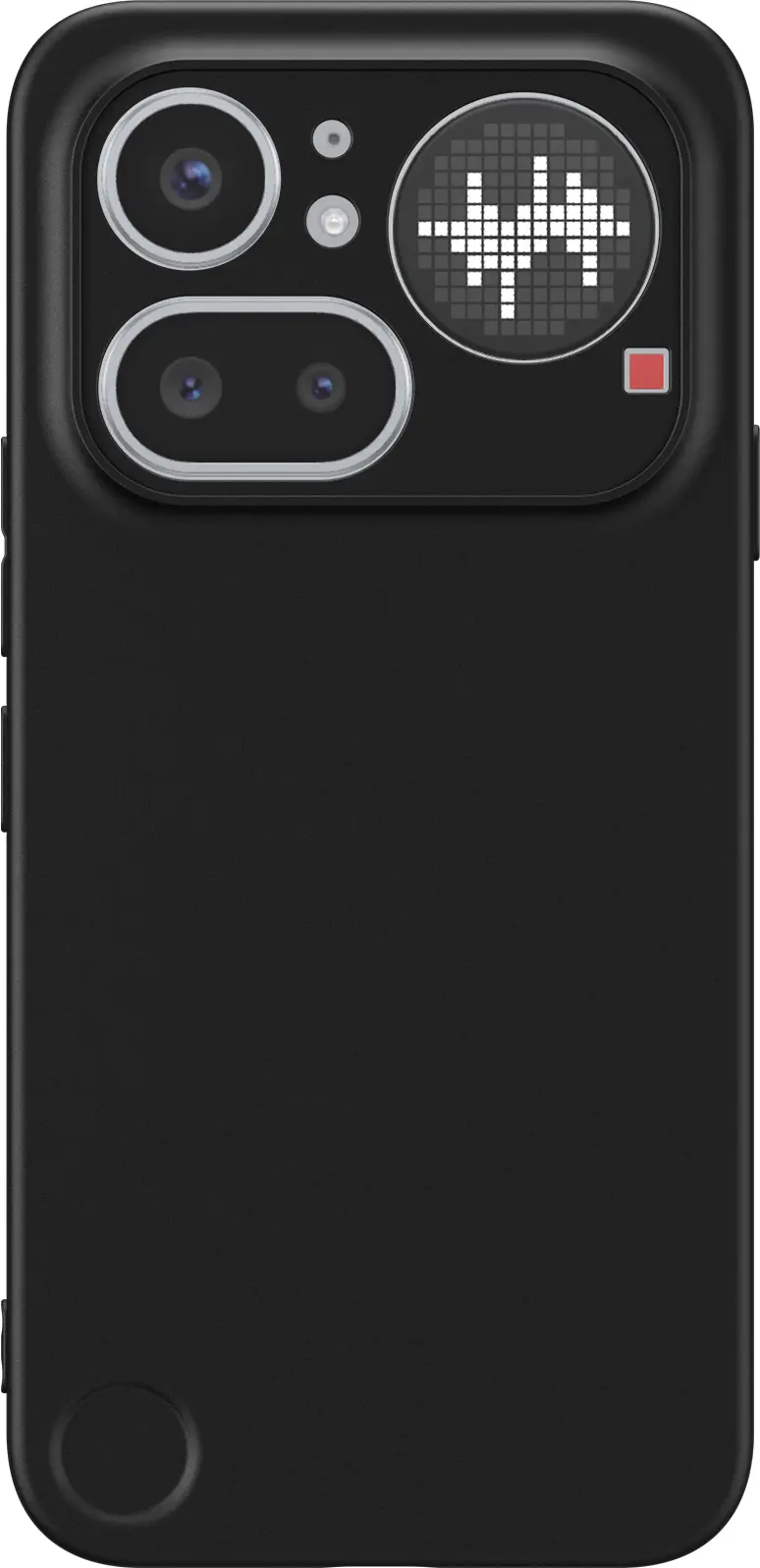 Nothing Phone 4a Pro Hoesje Dun TPU Back Cover Matte Zwart afbeelding 5