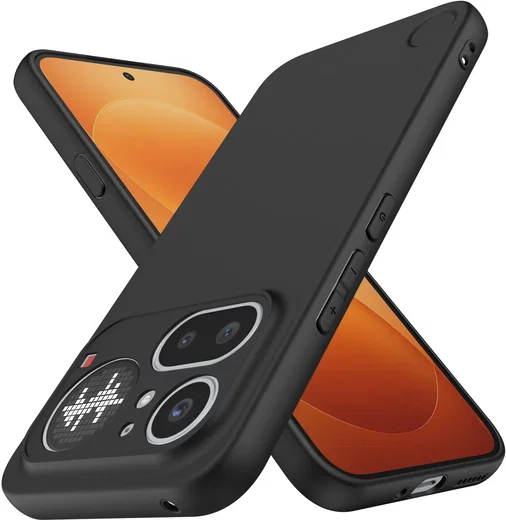 Nothing Phone 4a Pro Hoesje Dun TPU Back Cover Matte Zwart afbeelding 1