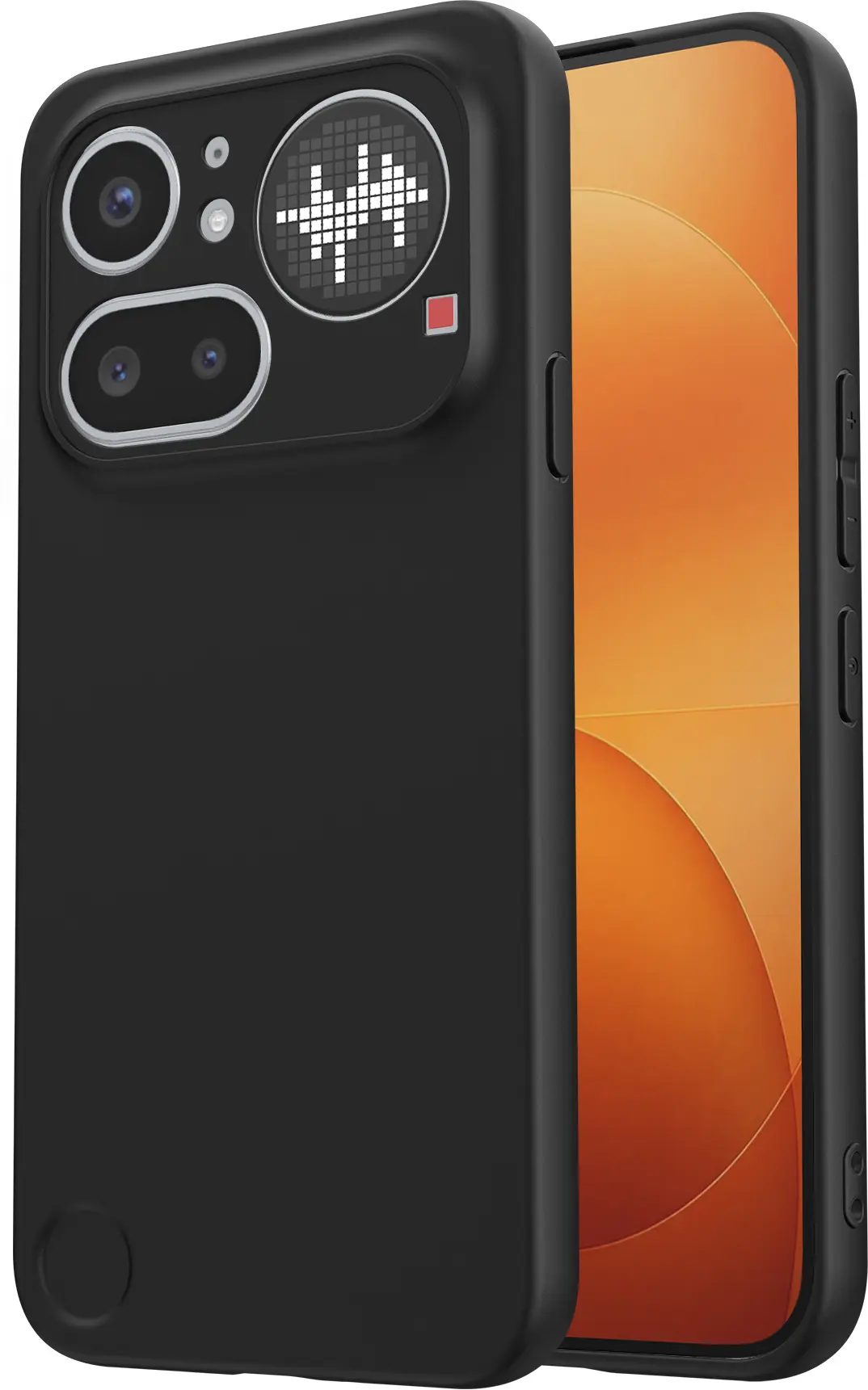 Nothing Phone 4a Pro Hoesje Dun TPU Back Cover Matte Zwart afbeelding 2
