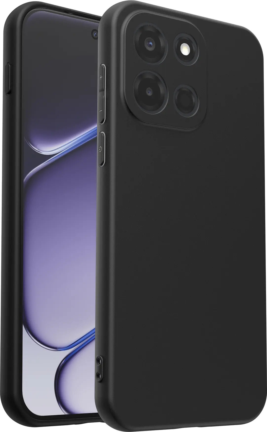 OnePlus Nord 6 Hoesje Dun TPU Back Cover Matte Zwart afbeelding 5