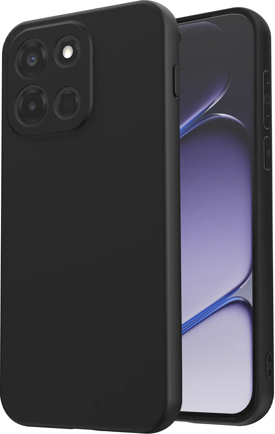 OnePlus Nord 6 Hoesje Dun TPU Back Cover Matte Zwart afbeelding 2