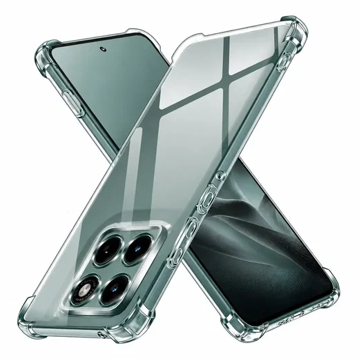 Motorola Edge 70 Fusion Hoesje Schokbestendig en Dun TPU Back Cover Transparant afbeelding 1