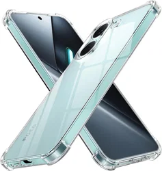 Xiaomi Poco X8 Pro Hoesje Schokbestendig en Dun TPU Back Cover Transparant afbeelding