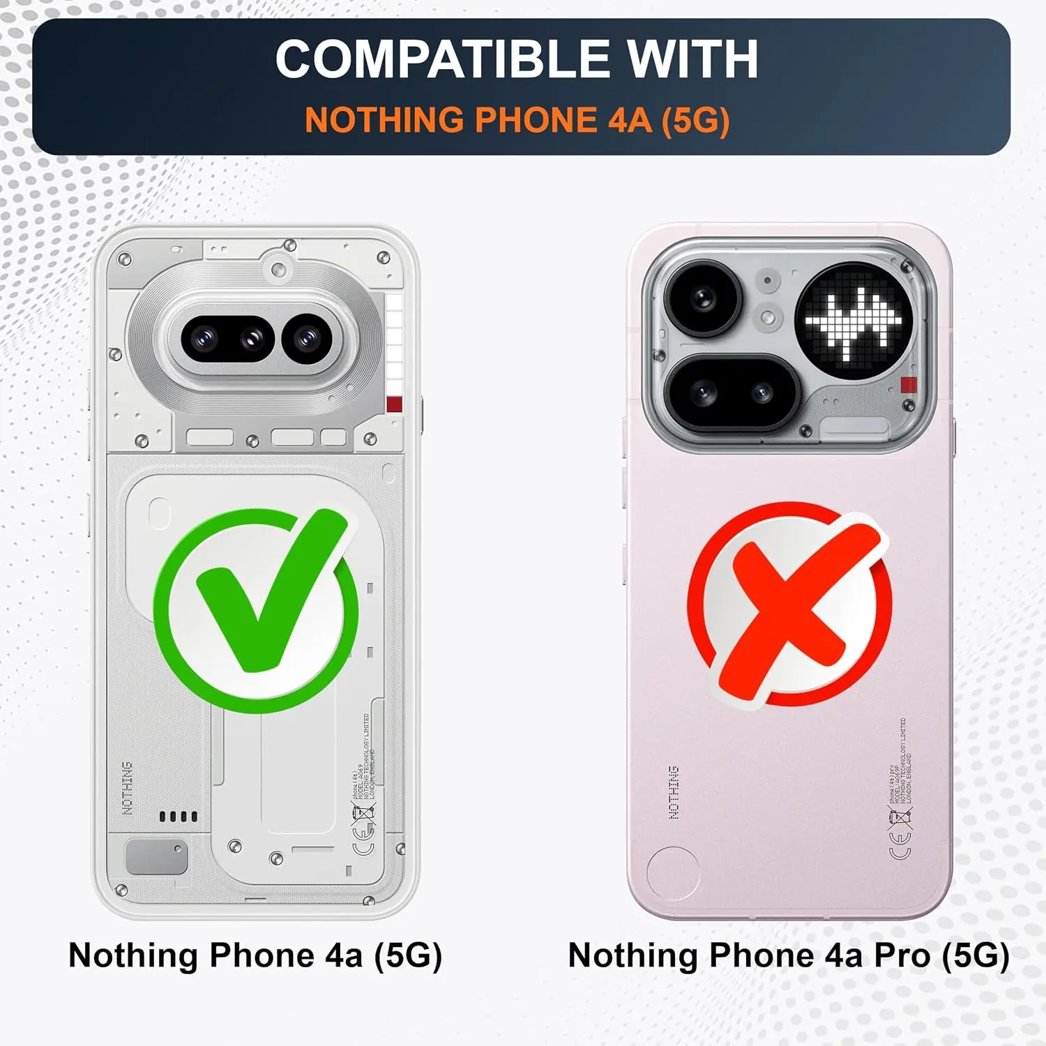 Nothing Phone (4a) Hoesje Schokbestendig en Dun TPU Back Cover Transparant afbeelding 2