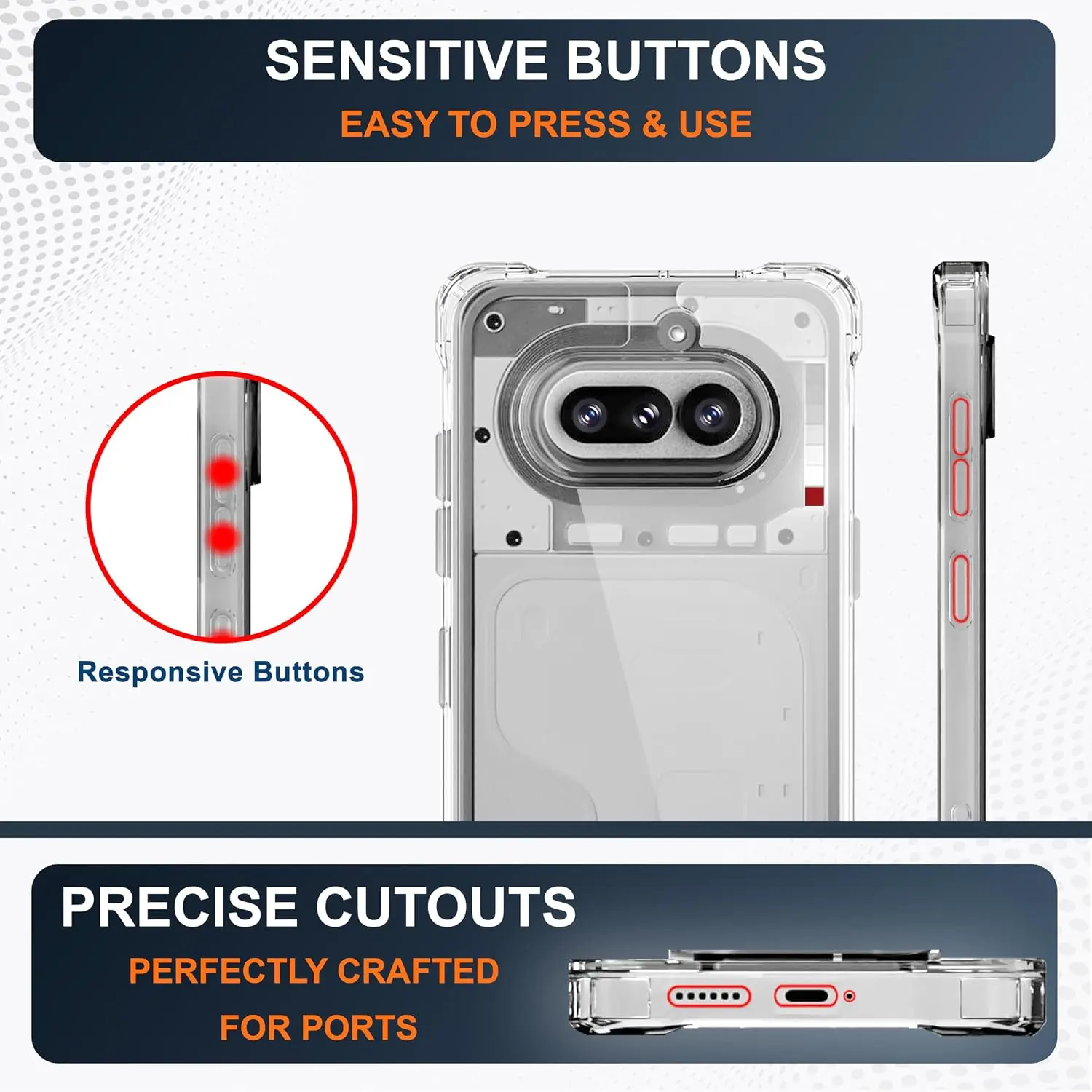 Nothing Phone (4a) Hoesje Schokbestendig en Dun TPU Back Cover Transparant afbeelding 8