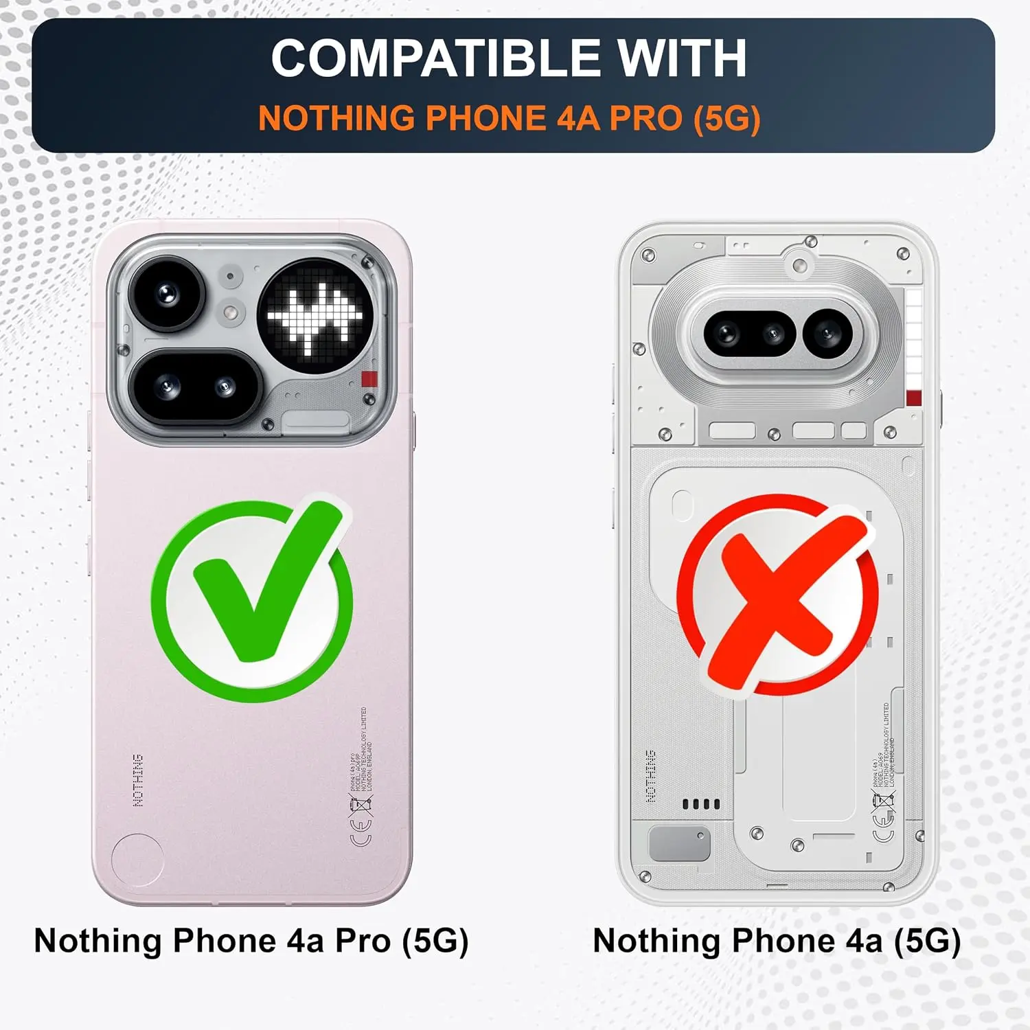 Nothing Phone (4a) Pro Hoesje Schokbestendig en Dun TPU Back Cover Transparant afbeelding 2