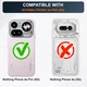 Nothing Phone (4a) Pro Hoesje Schokbestendig en Dun TPU Back Cover Transparant afbeelding 2