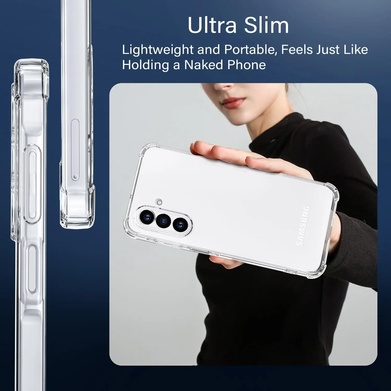 Oppo A6X Hoesje Schokbestendig en Dun TPU Back Cover Transparant afbeelding 9