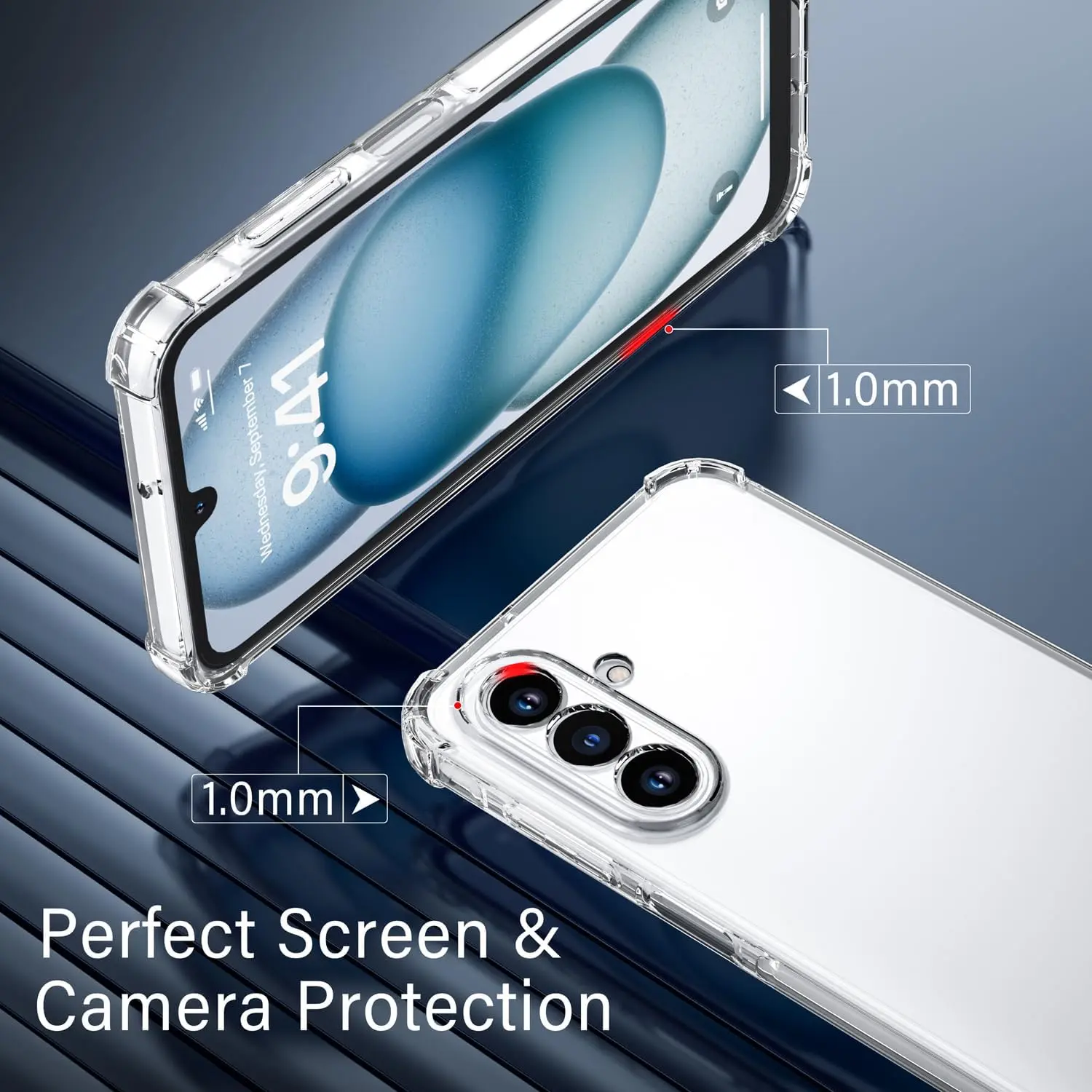 Oppo A6X Hoesje Schokbestendig en Dun TPU Back Cover Transparant afbeelding 5