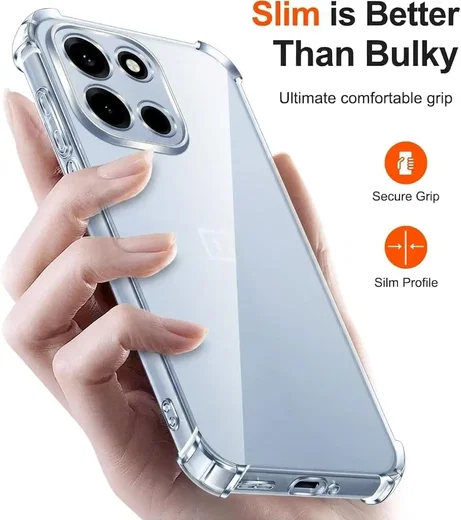 OnePlus Nord 6 Hoesje Schokbestendig en Dun TPU Back Cover Transparant afbeelding 6
