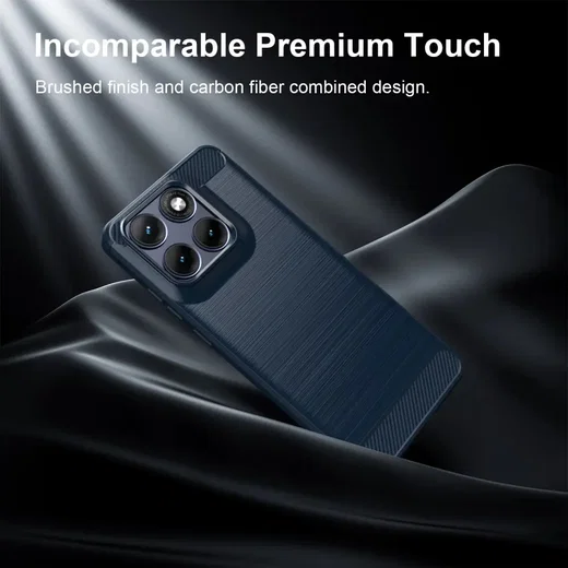 Motorola Edge 70 Fusion Hoesje Geborsteld TPU Flexibele Back Cover Blauw afbeelding 12