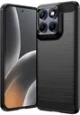 Motorola Edge 70 Fusion Hoesje Geborsteld TPU Flexibele Back Cover Zwart