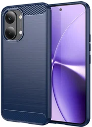 Xiaomi Poco X8 Pro Hoesje Geborsteld TPU Flexibele Back Cover Blauw afbeelding