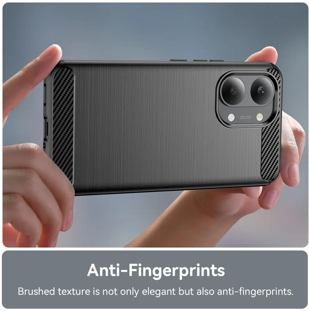 Xiaomi Poco X8 Pro Max Hoesje Geborsteld TPU Flexibele Back Cover Zwart afbeelding 9