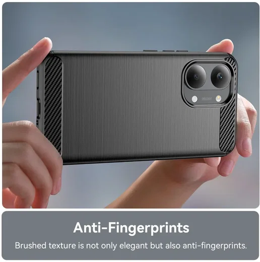Xiaomi Poco X8 Pro Max Hoesje Geborsteld TPU Flexibele Back Cover Zwart afbeelding 9