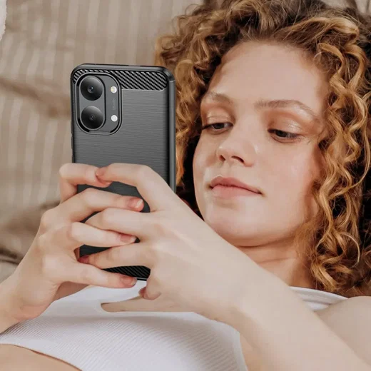 Xiaomi Poco X8 Pro Max Hoesje Geborsteld TPU Flexibele Back Cover Zwart afbeelding 11