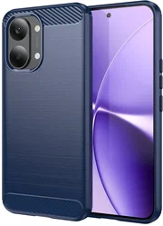 Xiaomi Poco X8 Pro Max Hoesje Geborsteld TPU Flexibele Back Cover Blauw afbeelding