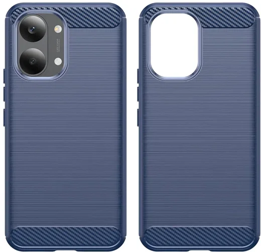 Xiaomi Poco X8 Pro Max Hoesje Geborsteld TPU Flexibele Back Cover Blauw afbeelding 2
