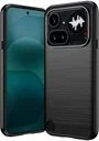 Nothing Phone (4a) Pro Hoesje Geborsteld TPU Flexibele Back Cover Zwart