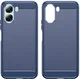 Oppo A6x Hoesje Geborsteld TPU Flexibele Back Cover Blauw afbeelding 8
