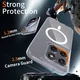 Motorola Moto G67 Hoesje Hard Back Cover met MagSafe Transparant afbeelding 2
