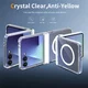 Samsung Galaxy Z Flip 8 Hoesje Hard Back Cover met MagSafe Transparant afbeelding 2